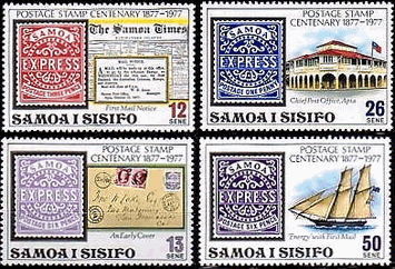 サモアの一番切手の切手