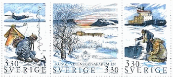 極地探検（スウェーデン、1989年）　北極　グリーンランド調査、ラップランドの自然科学ステーション、砕氷船「オデン号」