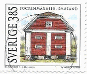 スウェーデンの家　スモーランド地方の倉庫（1801年）