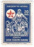 看護婦（ナース）と子供達　トルコ　1948年