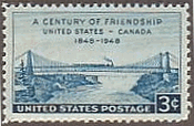 ｱﾒﾘｶ・ｶﾅﾀﾞ友好（1948年）　橋　ナイアガラの鉄道橋