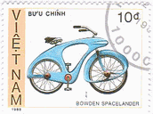ベトナム1988年発行の自転車　Bowden　Spacelander