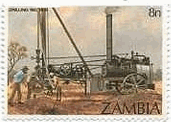 （ザンビア、1983年）　蒸気機関車　Drilling　Rig,1926