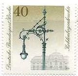 ベルリンの街灯（東ドイツ）　カーボンアーク燈