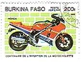 ブルキナ・ファッソ（1985年）　ホンダ（HONDA）　バイク