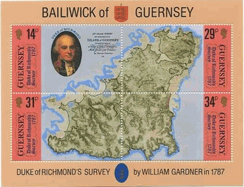 イギリス領・GUERNSEYの地図