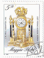 ハンガリーのアンティーク時計（1990年）　1790年製のマントル時計