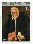 Holar学校時代のGudbrandur Thorlaksson大司教(ｱｲｽﾗﾝﾄﾞ、1974年）