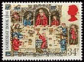 英国（イギリス）の中世の生活風景（１９８６年）　宴会を催す領主