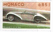 自動車の発達（モナコ、1975年）　Delahaye、1940年　car　カー