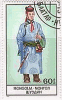 モンゴルの国民的な衣装各種（1986年）