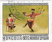モンゴルの踊り子達（1977年）　"Bielge"（西モンゴルの酔っ払い踊り）