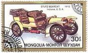 1912年のスツッツ・ベアキャット　車　モンゴル　ヴィンテージ