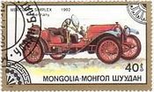 1902年のメルセデス・シンプレックス　モンゴル　車　ヴィテージ