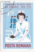 ルーマニア赤十字100年　看護婦（ナース）と患者