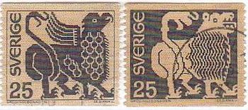 リョーデンイェのタペストリー（ｽｳｪｰﾃﾞﾝ、１９７１年）龍とライオンのタペストリー