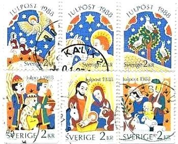 スウェーデンのクリスマス切手