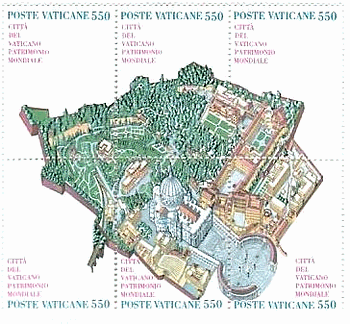 バチカン市国の俯瞰図