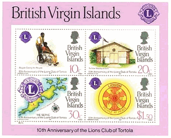 イギリス領・ヴァージン諸島の地図と施設