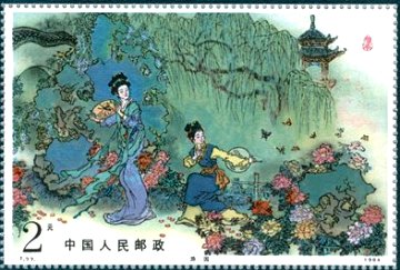 中国古典文学名著「牡丹亭」は、明時代の湯顕祖の傑作恋愛小説。「庭園に遊ぶ」