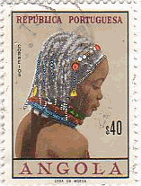 アフリカ・アンゴラの少女たちのヘアスタイル（1961年）