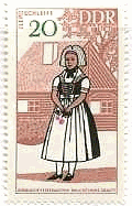 シレッポ　シュライフェの女　東ドイツ　民族衣装