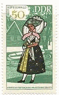 ブウォータ　シュブレーヴァルトの女　東ドイツ　民族衣装