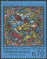 『サン・テチェンヌの伝説』（フランス）　ステンドグラス