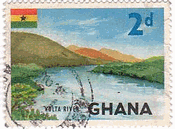 ボルタ川（ガーナ、1959年）　アフリカ