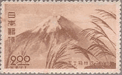 三ツ峰からの富士(1948年）　国立公園