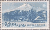 山中湖からの富士(1948年）