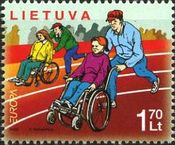 車椅子の人の徒競走（リトアニア、2006年）