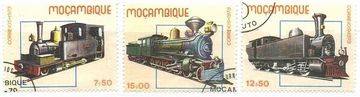 蒸気機関車（モザンビーク）1Ｂタンク機関車  1Ｃ1タンク機関車  2Ｄテンダ機関車  