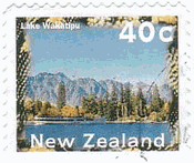 ワカティプ湖  ニュージーランド