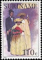 スリナムの花嫁衣裳衣装（1988年）