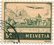 ジュネーブ湖（スイス、1941年）