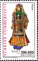 トルコ　女性　服装　民族衣装　刺繍　バリシケル　