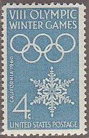 冬季オリンピックと雪の結晶（USA,1960年）