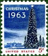 アメリカの巨大クリスマスツリー1963年