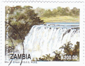 Luombe Chishimbaの滝（ザンビア、1993年）