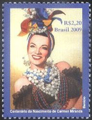 ブラジルの民族衣装　女優　CINEMA-CARMEN-MIRANDA