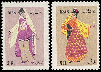 イランの民族衣装　１９５５年