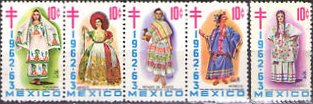       <p>メコシコの民族衣装（結核防止キャンペーンのシール、1962-3年）</p>