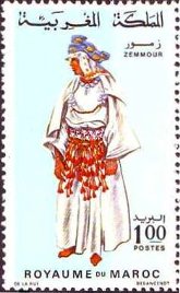 モロッコの民族衣装（女性）