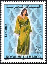カフタンを着た女性（モロッコ、2004年）