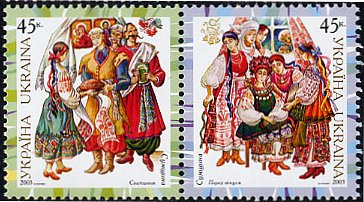 ウクライナの伝統的な民族衣装