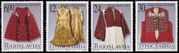 1900年代の民族衣装（2000年）　VestmJododina　Dresses,Metochija　Blouse,Pec　Vest,Kupres