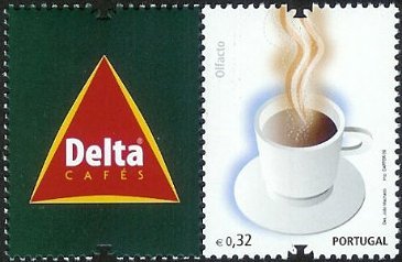 コーヒーの香りがする（ポルトガル、2009年）Deltaｺｰﾋｰのタブ