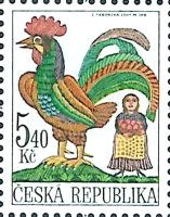 ニワトリと卵を抱えた女性（チェコ、2001年）