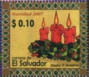 クリスマスキャンドル（エルサルバドル、2007年）